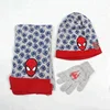 Custom promotional merchandise of winter glove scarf and hats set