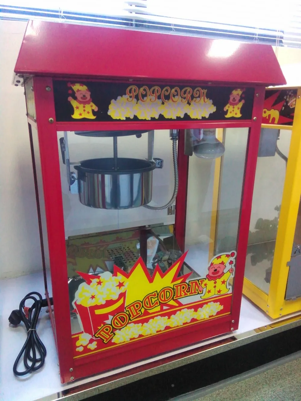 Fully Automatic Luxury Popcorn Machine New Model Commercial Automatic