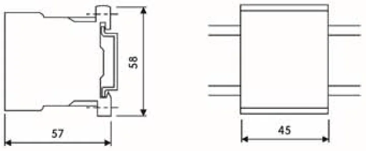 LC1K 24VAC 6A LC1K0610B7 LC1K01B7 9A LC1K0910B7 LC1K0901B7 12A LC1K1210B7 LC1K1201B7 24V AC 6A 9A 12A DIN Rail Mini Contactor