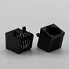 female plastic side entry 8P LAN PCB Jack rj45 90 degree modular jack connector