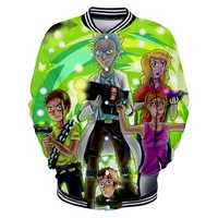 

Rick And Morty high quality hip hop custom wholesale blank custom logo baseball jackets uniform for men and women.