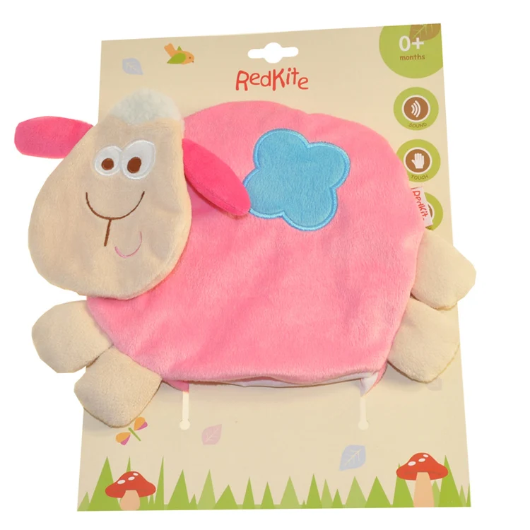 2018 New Design Multi-function plush soft toy baby saliva soothing towel blanket hand puppet animal for adult