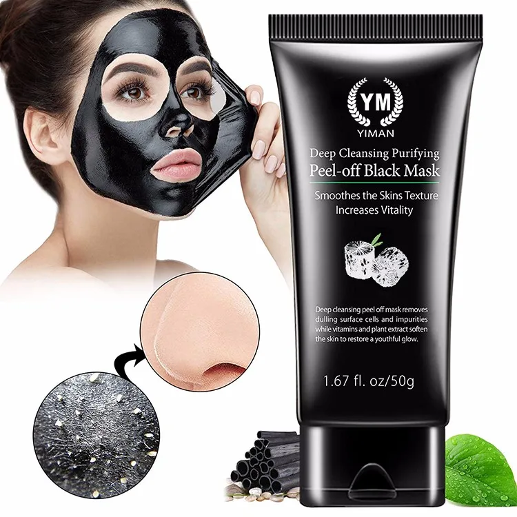 Маска Blackhead Remover Mask. Peel off Mask. Black Charcoal Deep Purifying Mask. Lixue Jiaren маска.