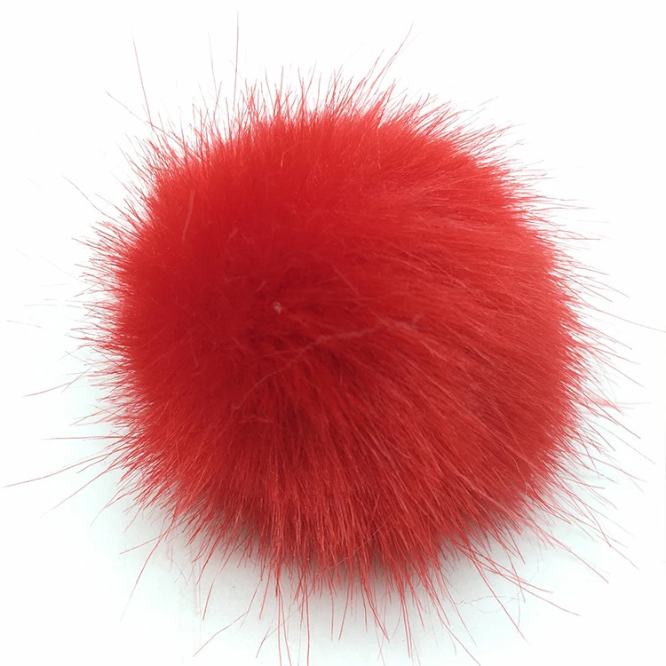 Grey Shoe clips Fur Pom Pom for Women Shoes DecorationSet of 2 
