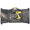 92 PC Power Tool Kit 18V Cordless Drill Flap Boring Bits Sockets Screwdriver Bits Set