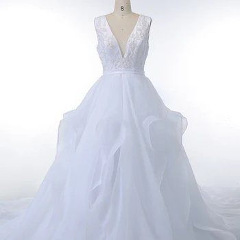 vestido de noiva organza