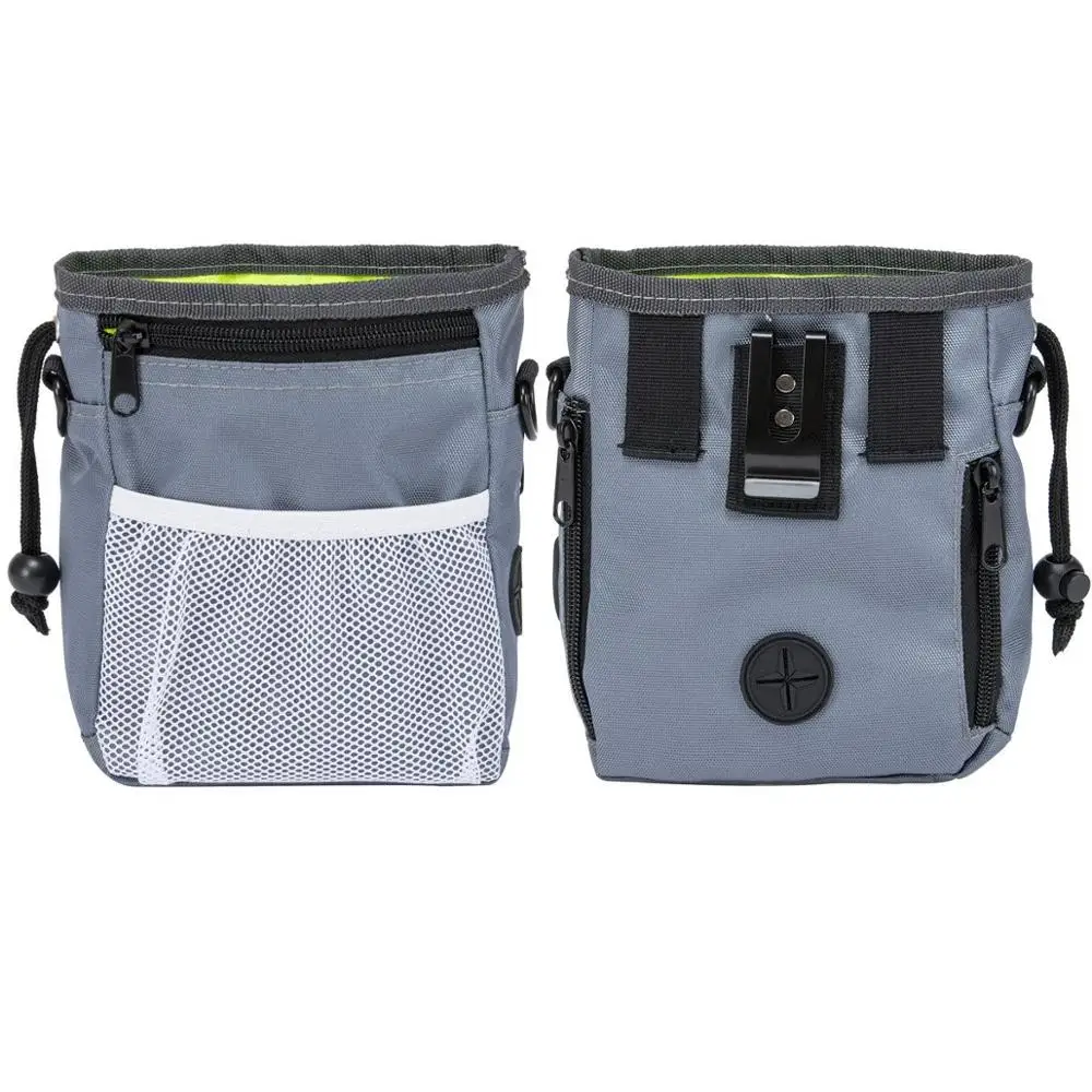 

High Quality Logo Customizable Oxford Dog Training Bag, Black;gray