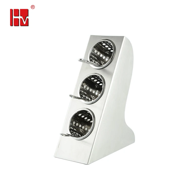 Stainless Steel 3 Tier Silverware Organizer Cutlery Holder Flatware