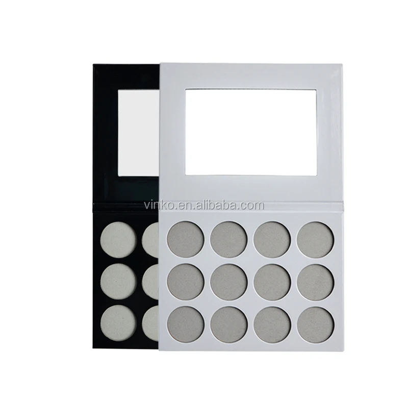 Custom Empty Eyeshadow Palette No logo Cardboard Eyeshadow Palette Packaging