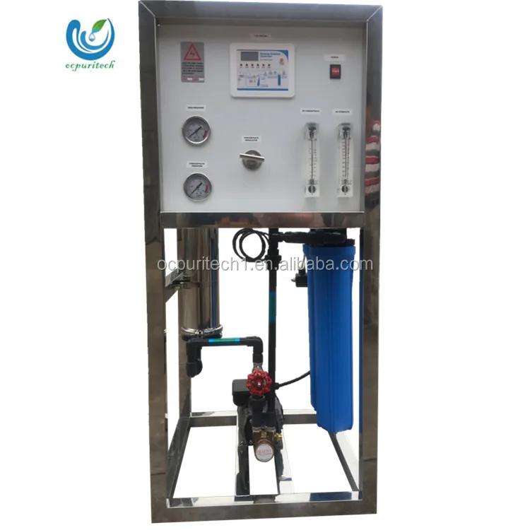 commercial 800GPD ro  small  fully automatic mineral water plant reverse osmosis system with pump