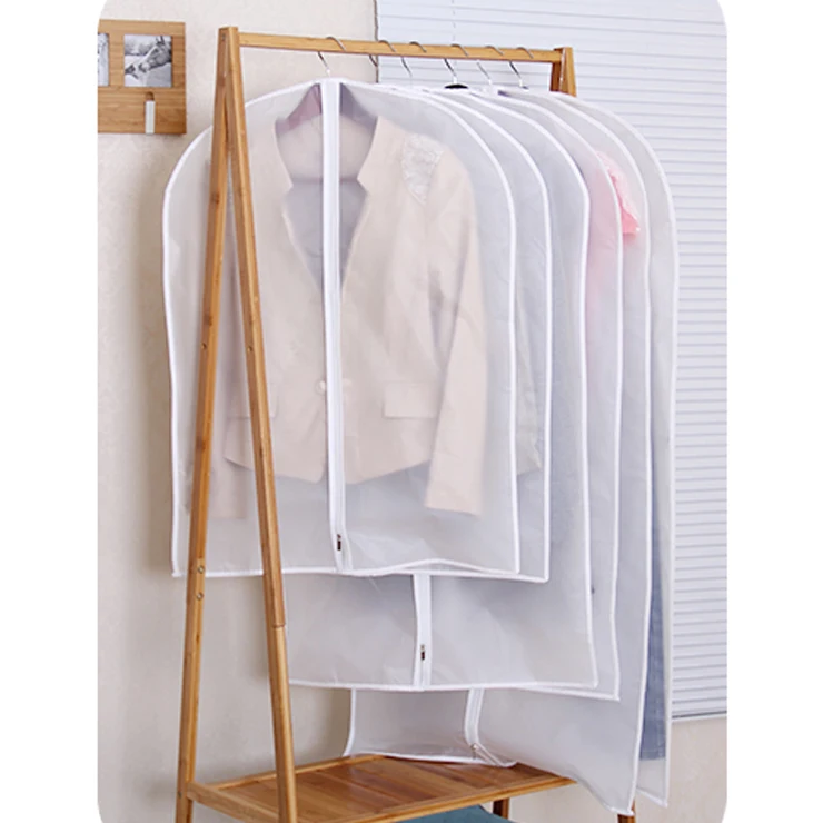 

Woven Suit Garment Bag Wholesale, Frosted transparent