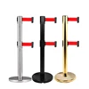 Wide selection of belt stanchions for queuing and crowd control