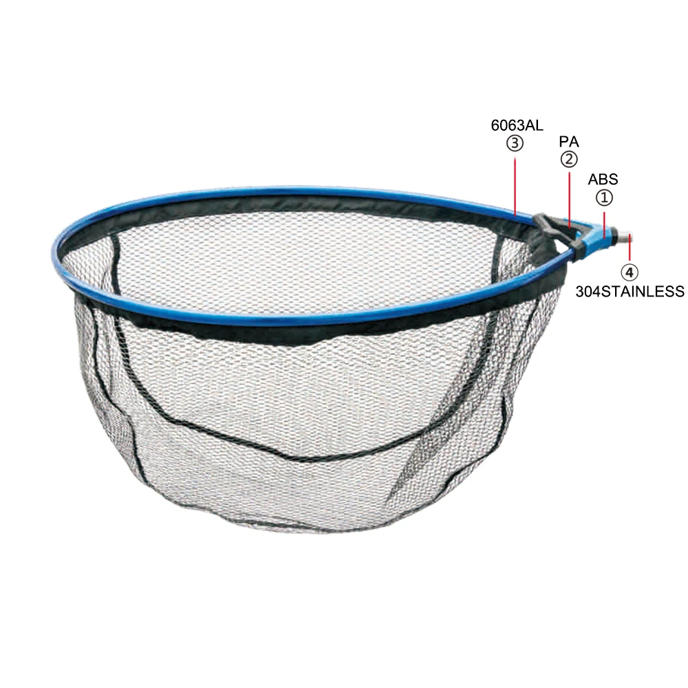 New Landing Net Alum Fly Fishing Net Competition Square Net Head With