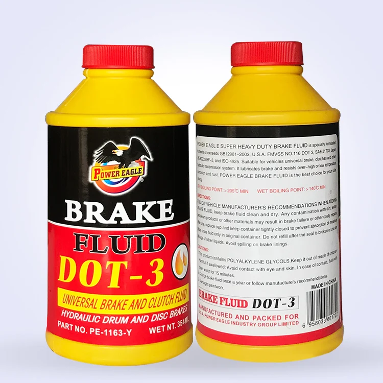 fmvss no 116 dot 3 brake fluid