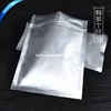 Factory zip lock heat sealed aluminum foil bag with tear notch