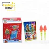 Halal Lollipop Candy Manufacturer Light up Stick Whistle Candy Toys Led Christmas Tree Sweets Lollipop