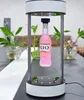3d 360 degree rotation floating display rotating display stand magnetic levitation device with LED light for advertising