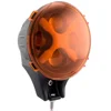 60W Round Truck Trailer LED Spot Work Light with 10W White X DRL Turn Signal