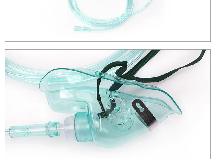 CE ISO Approved MK09-129 Medical Non-Rebreathing Mask , Reservoir Bag with 2m Tubing Oxygen Mask