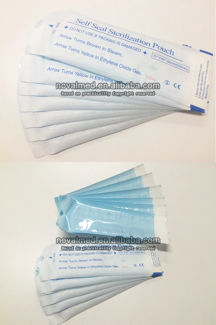 Hot Sales Nail Tools Use 90*190mm Sterilization Bag Sterilization Pouch