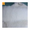 high-grade and fashion white fake raccoon fur tip-dyed fake fur fabric for garment