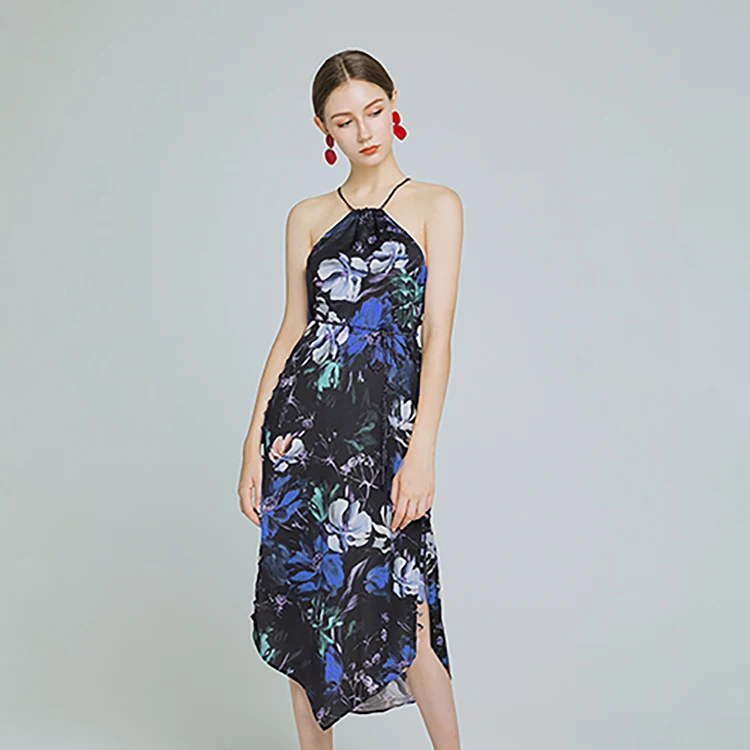 

APHACATOP Casual Style Elegant Floral Fashion Women Dresses