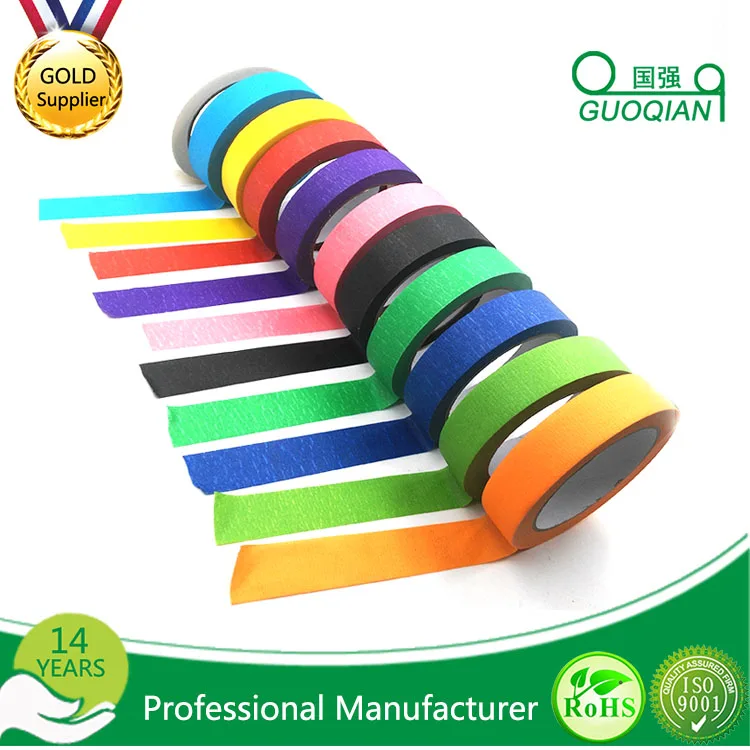 General Use Sticky Crepe Paper Painters Masking Tape Auto