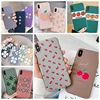 2019 New Arrivals Phone Cases for iPhone 7 Xs Soft TPU Fruits IMD Custom Cover Shockproof Matte 6s 8plus X Xr Mobile Phone Shell