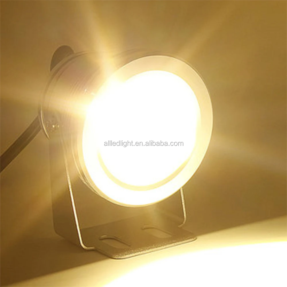 10W 12V RGB White/Warm White LED Underwater Spot Light IP68 Waterproof Pond Aquarium night Lamps