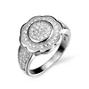Factory price buy sunflower silver jewelry ring