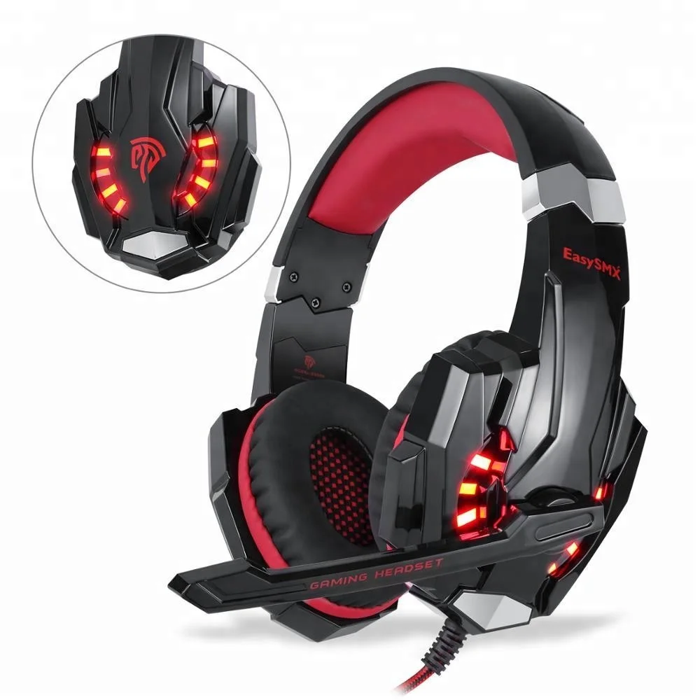 

EasySMX KOTION EACH G9000 Stereo Gaming Headset with Mic LED Noise Cancellation for PS4 Mobile Phones Laptop Tablet & Computer