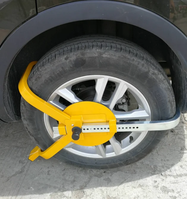 Как снять блокиратор с колеса Hot Sell Anti-theft Car Tyre Parking Lock Vehicle Clamp Tire Lock - Buy Car Cent