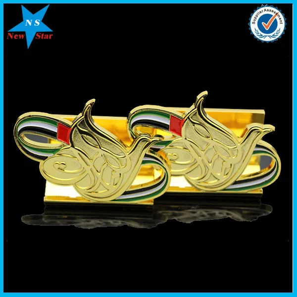 Ns02 Custom Imitation Hard Enamel Magnetic Back Gold Metal Dubai Lapel 