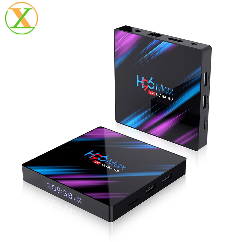 

Newest android 9.0 tv box 4gb ram 32gb rom H96 max RK3318 BT 4.0 quad core 4k ultra hd 3840x2160 tv box 2gb/16gb