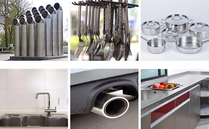 201 301 Stainless Steel Industrial Pipe Piping For Construction Material