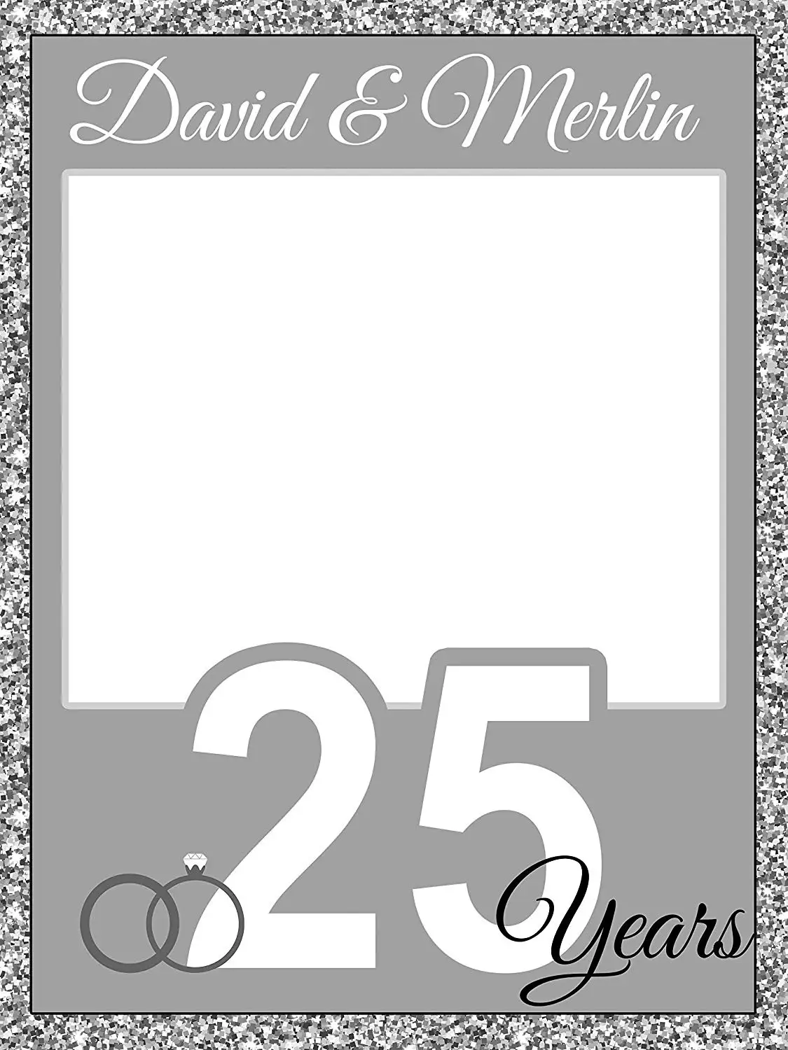 25 Wedding Anniversary Photo Frames : Photo Frame 25th Wedding