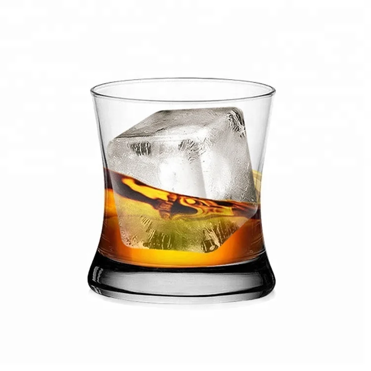 

AIHPO06 Inique Hot Round Square Short 10oz Heavy Base Bottom Crystal Whiskey Glass, Transparent