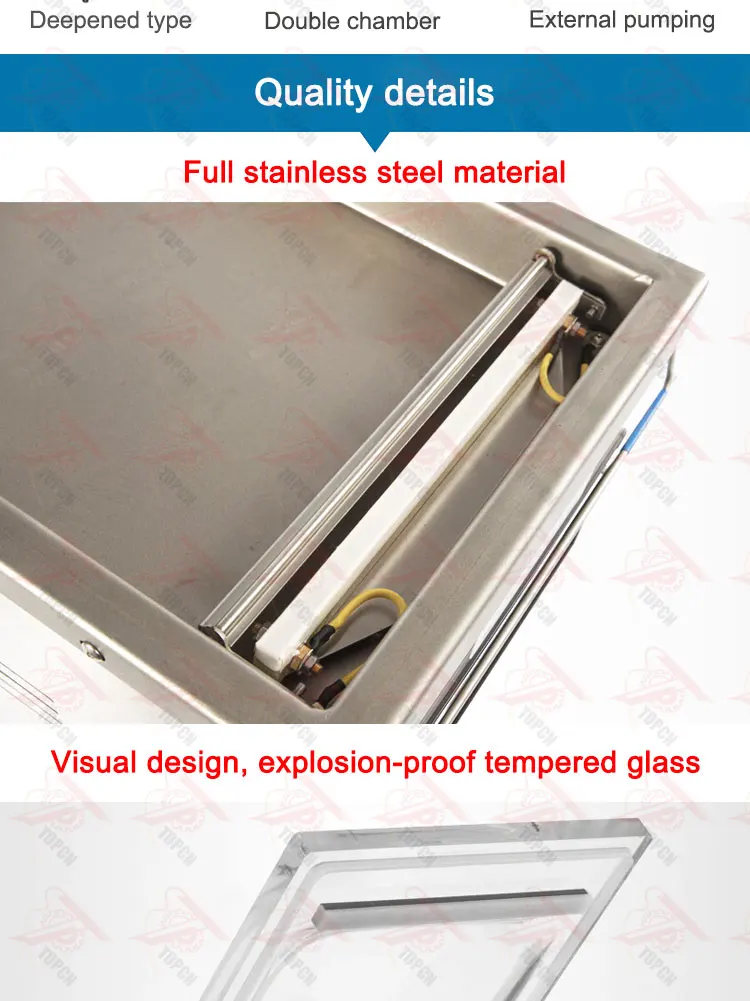 Automatic Commercial Industrial Chamber Used Nitrogen Vacuum Sealer