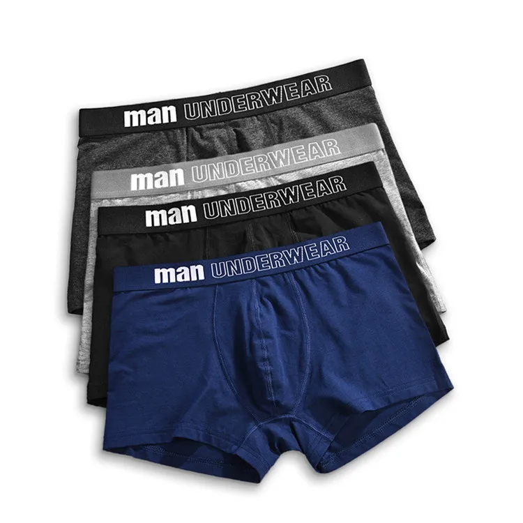 

Wholesale cheap breathable sexy custom men 95%cotton and 5%spandex oem logo brand underwear mens underwear boxer briefs, Red;black;dark gray;gray;blue;brown