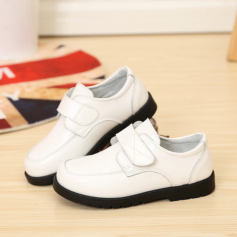 Wholesale Children Black Dress Shoes Kids Boys Leather School Shoes