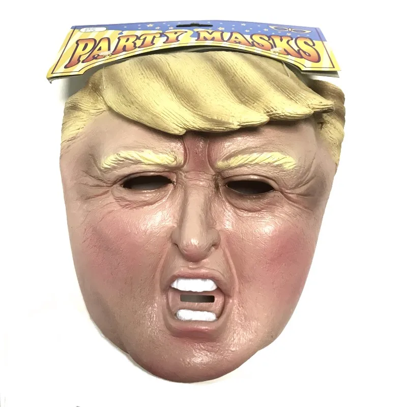 Human Realistic Cosplay Pvc Latex Mask For Us Politic Faces Of Donald ...