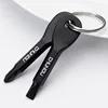 Hot sales creative cross-shaped slotted screwdriver matching multifunction car used keychain
