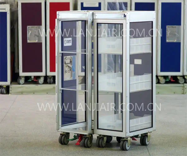 Transparent Exhibition Trolley/ Show Cart / Movable Show Counter