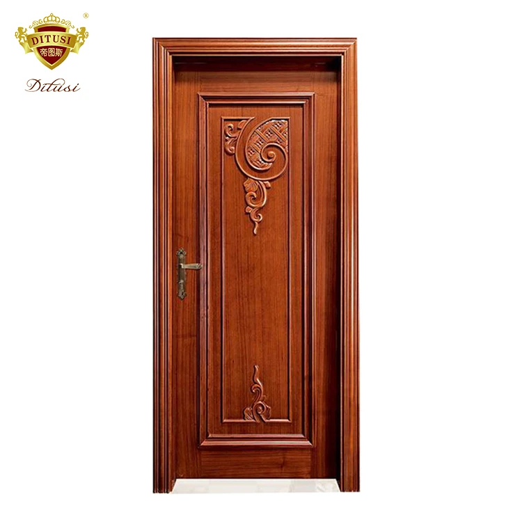 China Suppliers Solid Teak Wood Door Price Latest Plain Flat Teak Wood ...