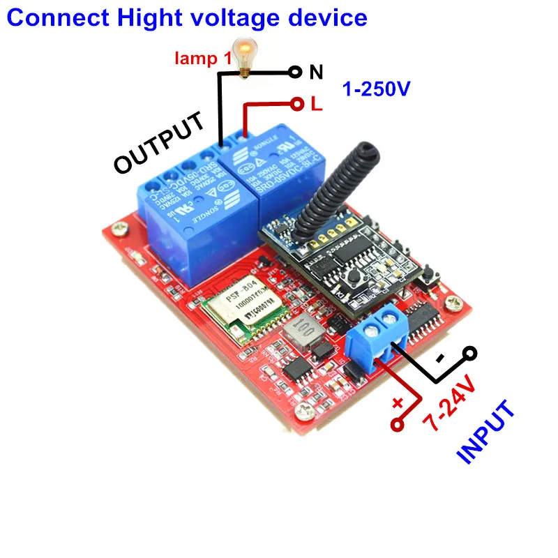 Connect hight voltage