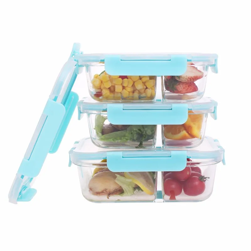 Glass Lunch Box Compartment Durable - Buy Glass Lunch Box Compartment ...