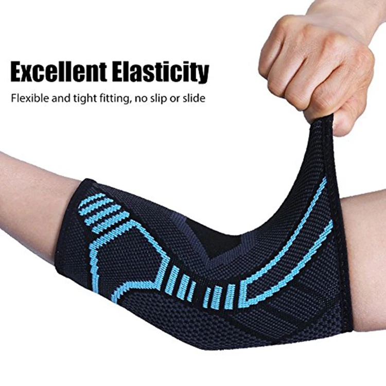 Elbow Brace Compression Sleeve Arm Support Golf Bowling Tennis Weightlift Reduce Pain and Promotes Recovery