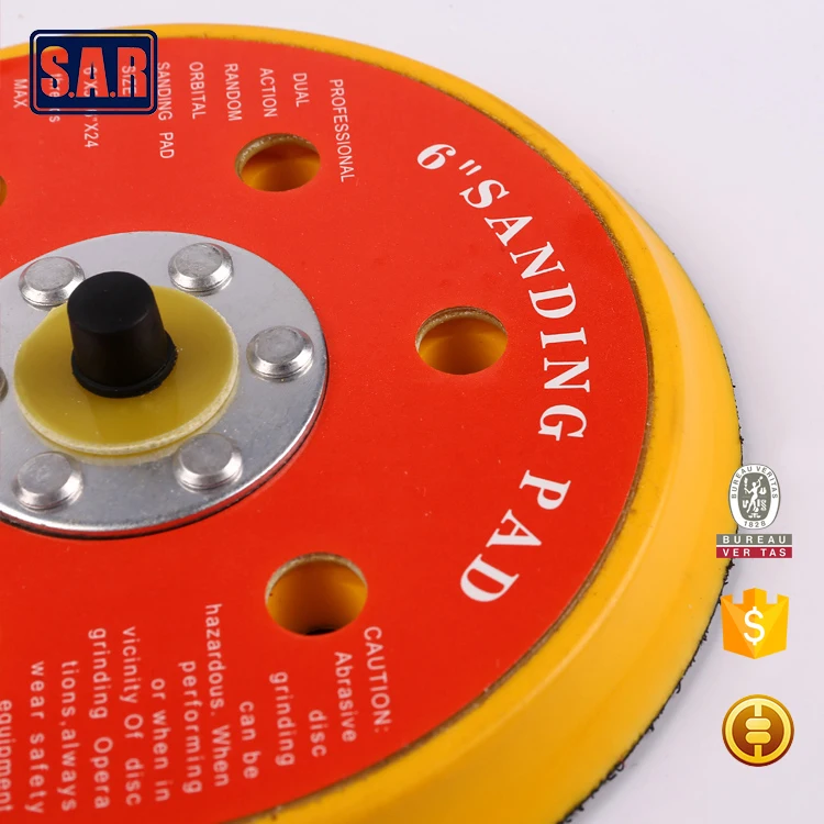 6 Inch 6 Holes Sanding Electric Machine 125mm Pad Sanding Pad For Car