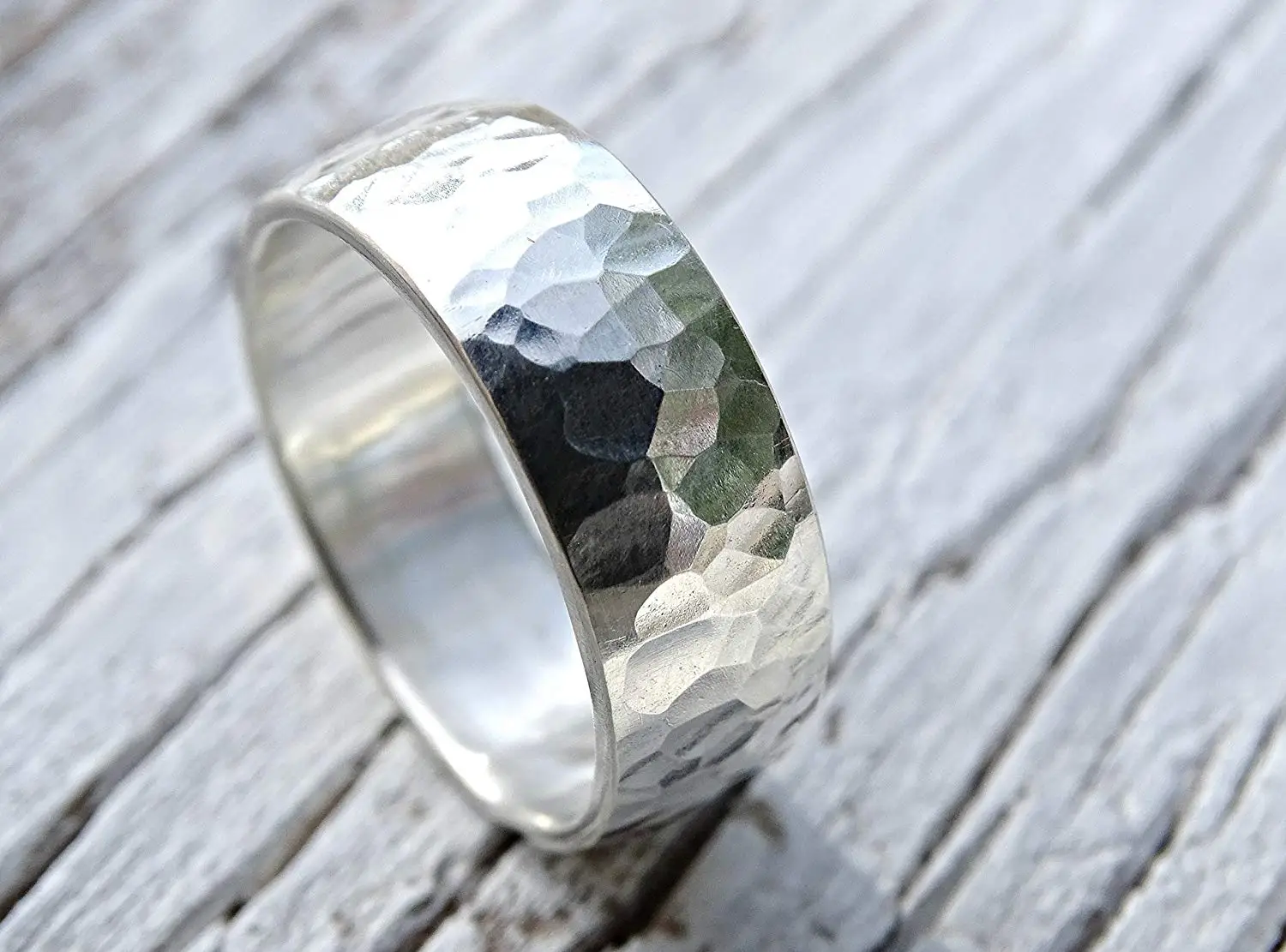 Фактурное кольцо из серебра