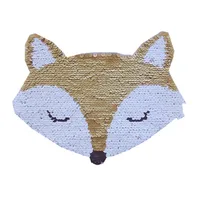 

2019 New Custom High Quality Wholesale New Design Popular Reversible Sequin Designs Embroidery printed surprise doll Patch